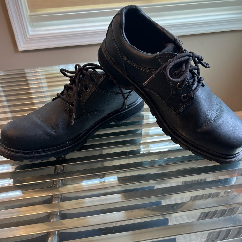 Timberland Black Oxford Leather Shoes
